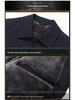 Men's Plus Velvet Jacket for Middle-aged & Elderly - Thick Winter Coat for Dad & Grandfather