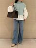 Cropped Cable Vest and Shirt Layered Set 09WNT255106MNTF