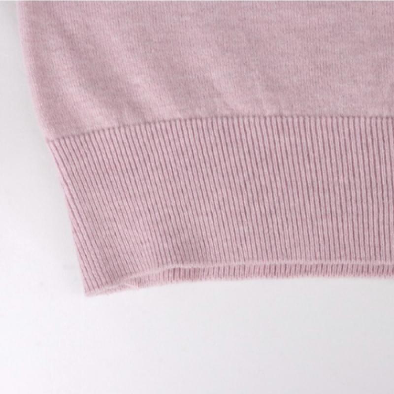 Shop   Women S Wholegarment Solid Long Sleeve Knit Light Brown Bom Wkn260044
