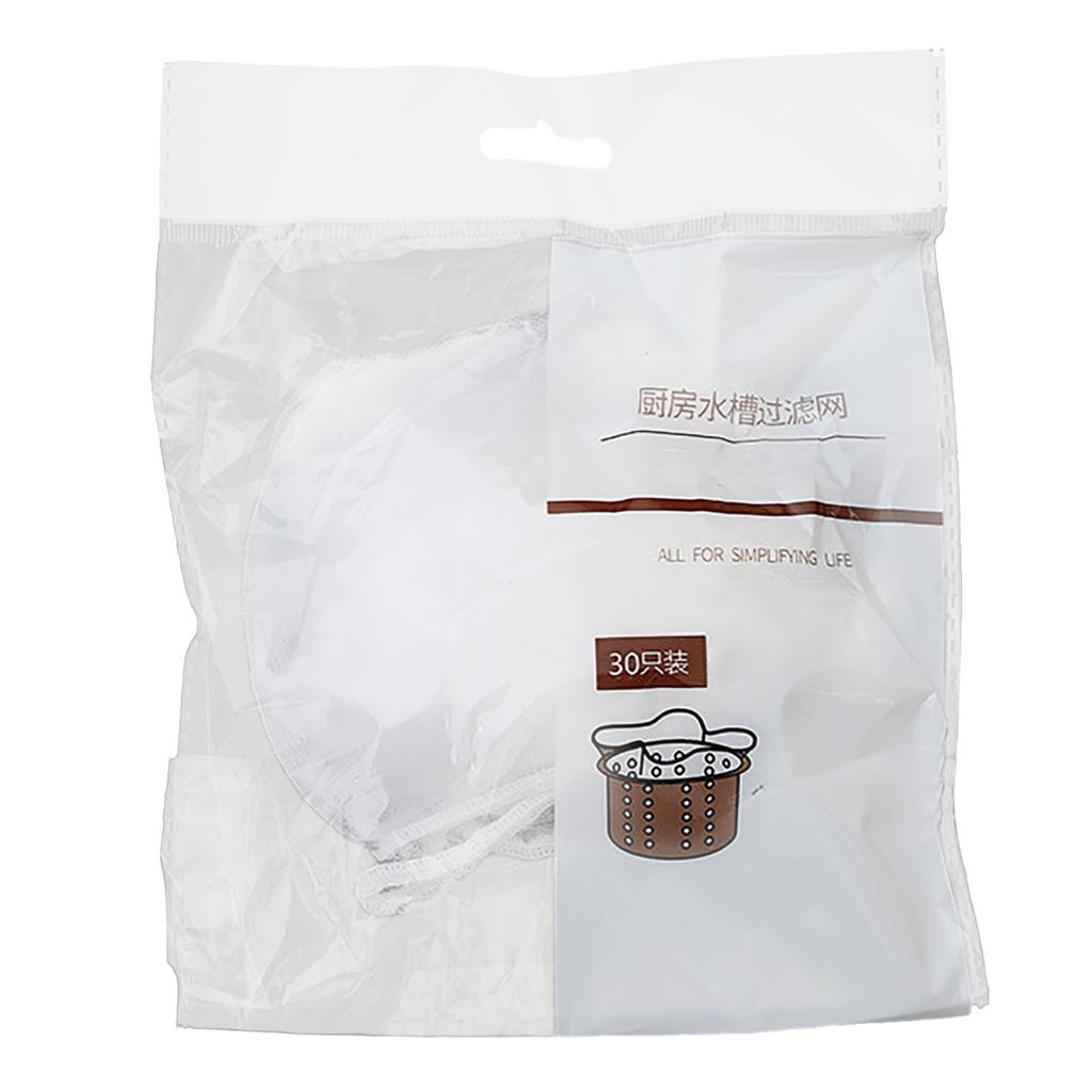 Küchenspüle Müllfilter Netz Polyester Hohe Dichte Einweg Elastisch Geruchlos 30 STÜCK