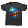 Funny Congo Africa Map Congolese Flag African Classic TShirt Summer T Shirts Cotton Short Sleeve Oversized Loose Tshirt Tops