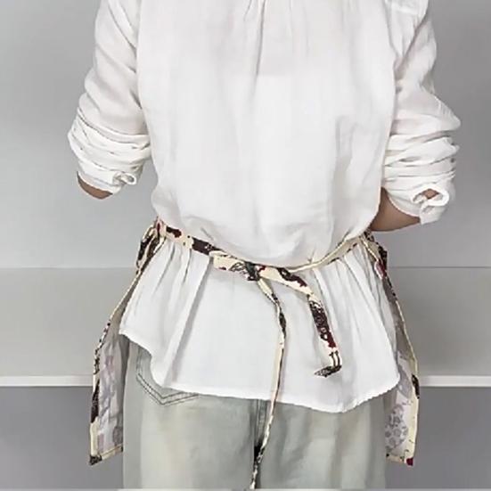Canvas Apron with Multi-Pockets Egg Gathering Apron for Farm Home Adjustable