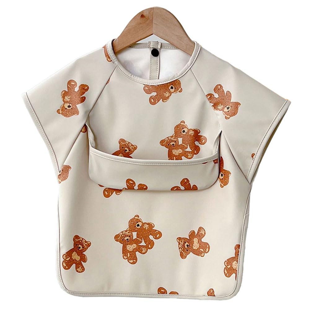 

Baby Kids Baby Meal Baby Baby Baby Pocket Included [Natty & Company] Apron, Apron, Apron, Apron, Smock, Bib, Bib, Children s, Products, Goods, Gift,