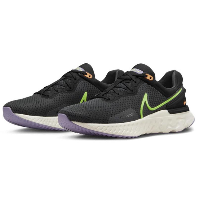 Nike React Miler 3 Anthracite Ghost Green Lavender Sneakers DD0490-005