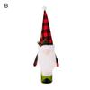 Champagne Bottle Cover Increase Atmosphere Reusable Fine Workmanship Wide Application Gift Decorate Cartoon Plush Christmas Wine Bottle Clothes