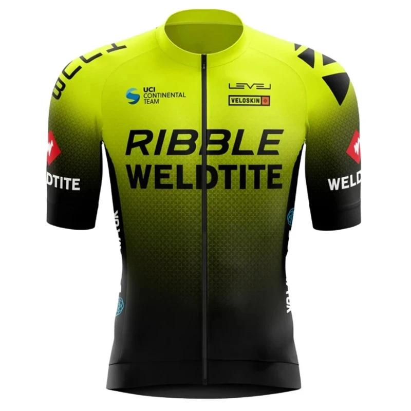Nuovo Set Maglia da Ciclismo Estiva Traspirante Pro Team Abbigliamento Ciclismo Maglie Bici da Strada Completo Pantaloncini con Bretelle MTB Maglia Culotte