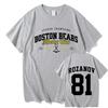 81 Rozanov Boston Bears Merch Unisex Unisex Tshirt Heated Rivalry TV Graphic Print Tshirts Short Sleeve Oneck Female T Shirt Tops
