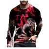 New Men's Clothing Personalized 3d Printed T-shirt Personalized Outdoor Entertainment Men's Round Neck Long Sleeve T-shirts Tops