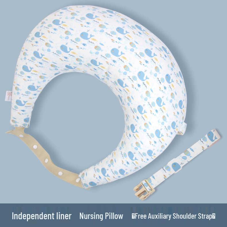 Multifunctional Nursing Pillow: Newborn Feeding, Back Support, Baby Sitting Aid