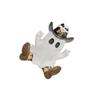 Halloween Cowboy Ghost Statue Ornaments Funny Ghosts Tabletop Decoration For Home Garden Outdoor Party Festival