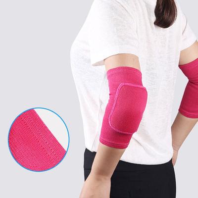 2Pcs Elastic Elbow Pads Thickened Sponge Elbow Knee Protectors Guard Basketball
