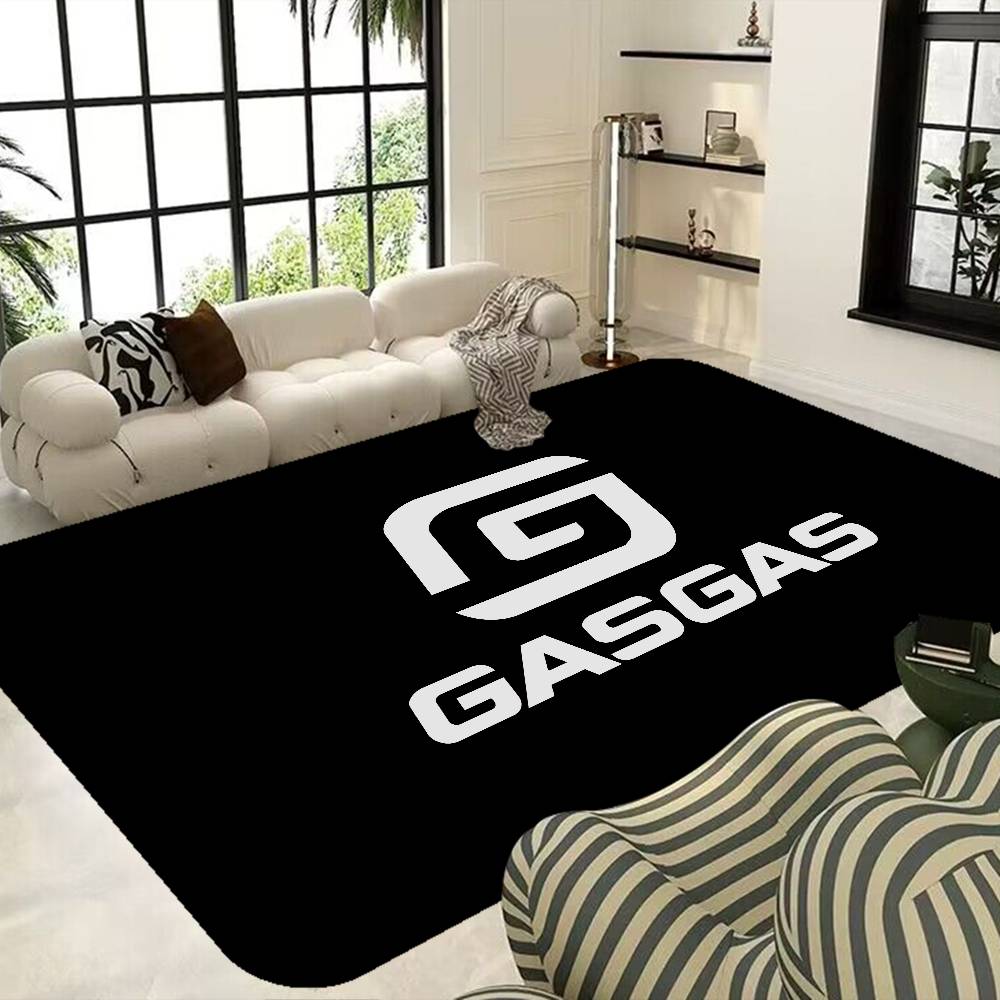 G-GasGas Red Motorcycle Hallway Carpet Non-Slip Laundry Room Mat Laundry Decor Balcony Child Living Room Bedside Area Rugs