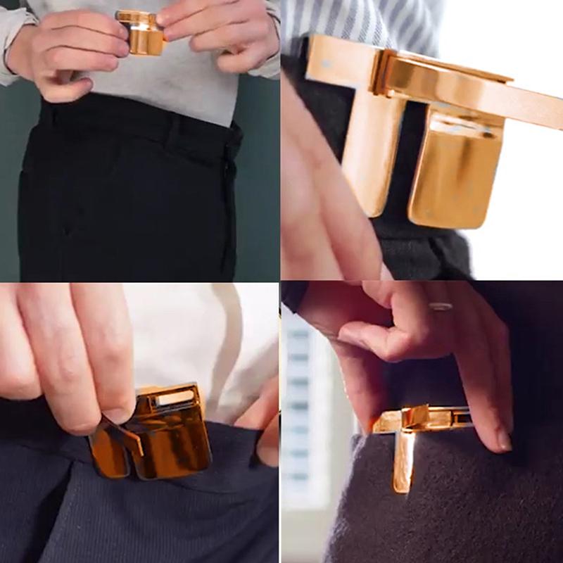 Folding Waist Shrink Clip Multi-Function Clothing Sewing Removable Jeans Pants