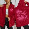 Free Spirit Beach Time Of Travel Print Women Zipper Hoody Fashion Autumn Hoodie Pocket Streetwear Fleece Loose Hoodies
