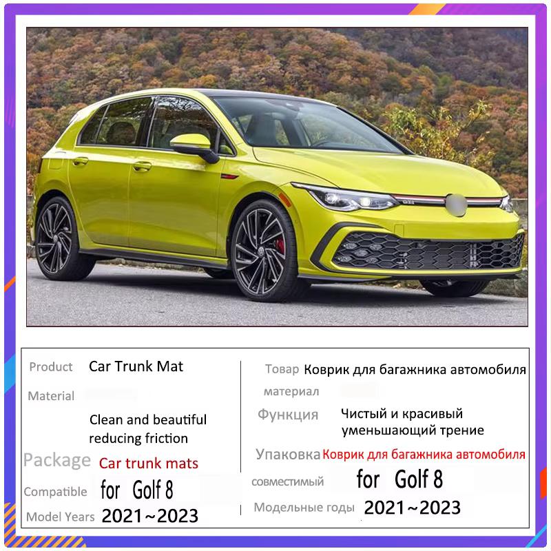 Car Trunk Mats For Volkswagen VW Golf 8 Accessories Hatchback    MK8 Auto Trunk Mat Trunk Rear Pads Car Accessories