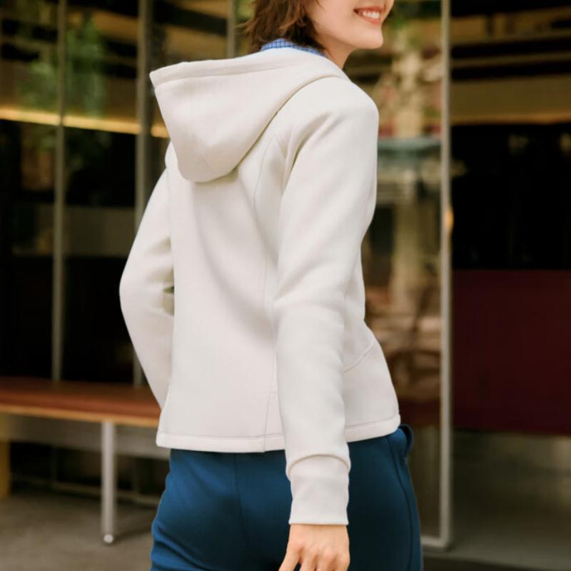 Skechers Basic Sports Series Windproof Breathable Fashion Versatile Trendy Jacket Women Jackets P425W065-0074