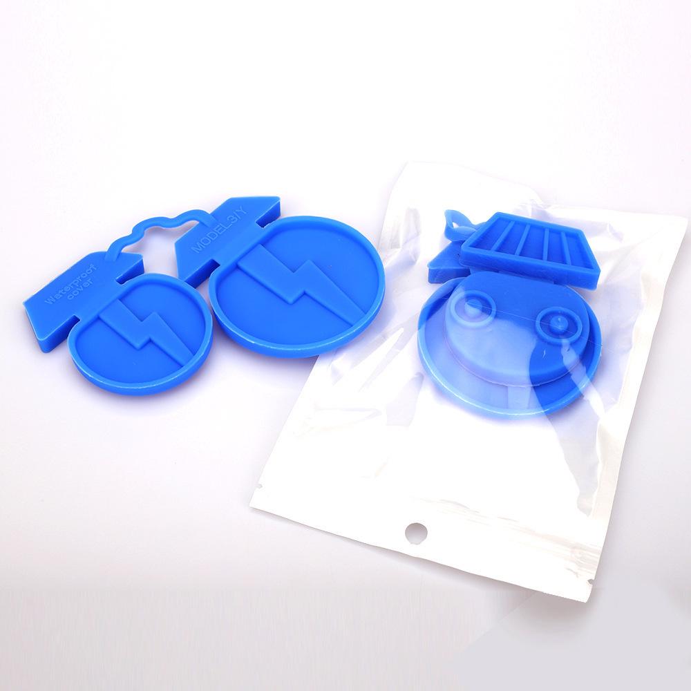 Silicone Dustproof & Waterproof Cover for Tesla Model 3/Y Charging Port