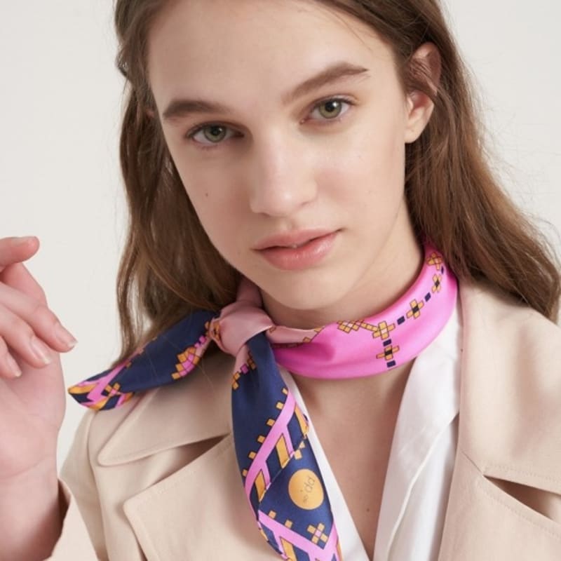 BB’DE SOLI’DE Magic Silk Mini Scarf 3color