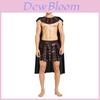 Stylish M-xl Ancient Roman Greek Male Warrior Costume For Cosplay Parties And Halloween