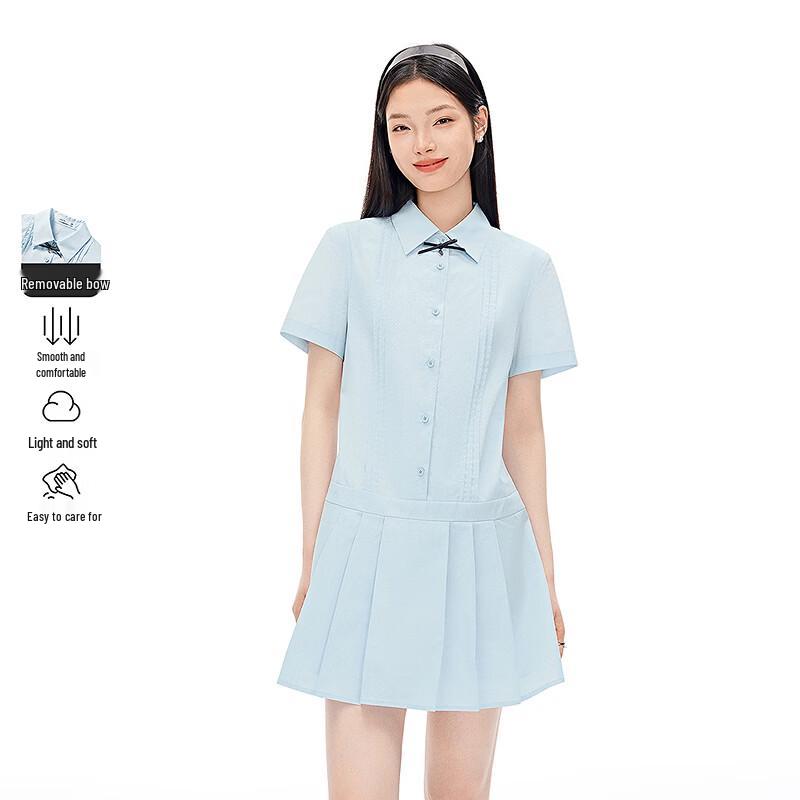 

Women s Academy Style Pleated Dress M