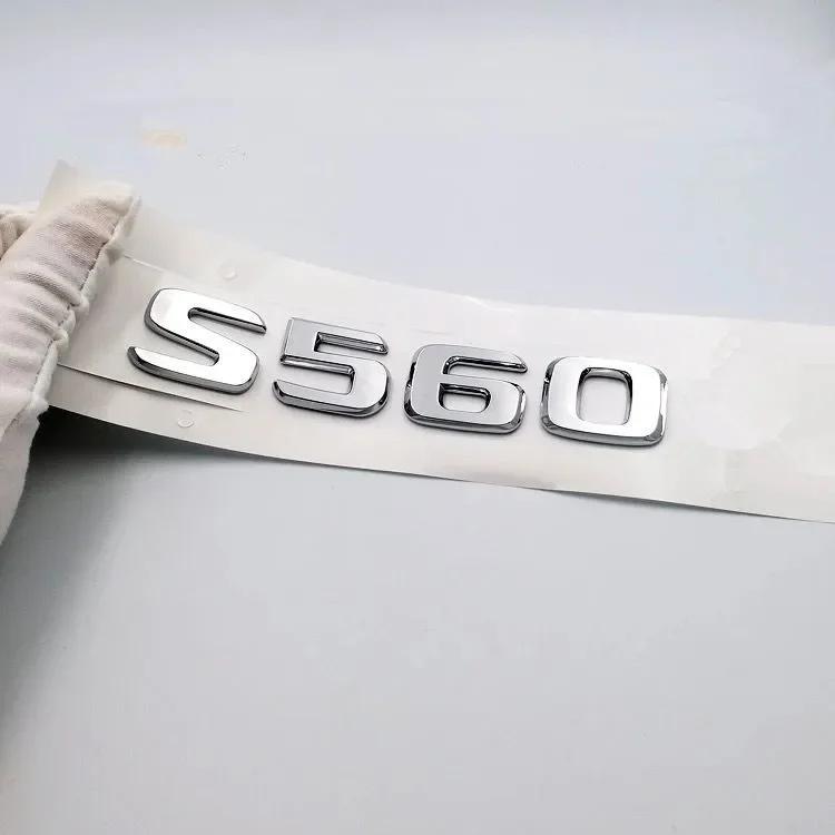 Maybach Standing Metal Emblems Car Hood 3D Rear Logo Side Standard for S Gls Class S400 S500 S600 W222 Badge Accessories1