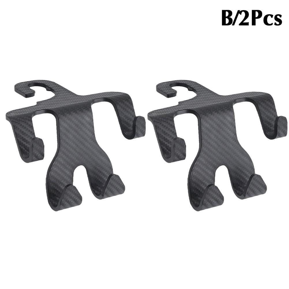 Háček na opěrku hlavy do autosedačky z uhlíkových vláken, držák na mobilní telefon, organizér do auta, úložné držáky, ruční K0Q0