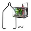 Reptile Lampshade Fixing Clip Hook,Fixture,Lamp Clip,Lamp Hanger Holder for Water Tank Terrarium