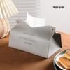 Nordic Leather Tissue Box: Creative High-End Minimalist Design for Living Room or Car Use