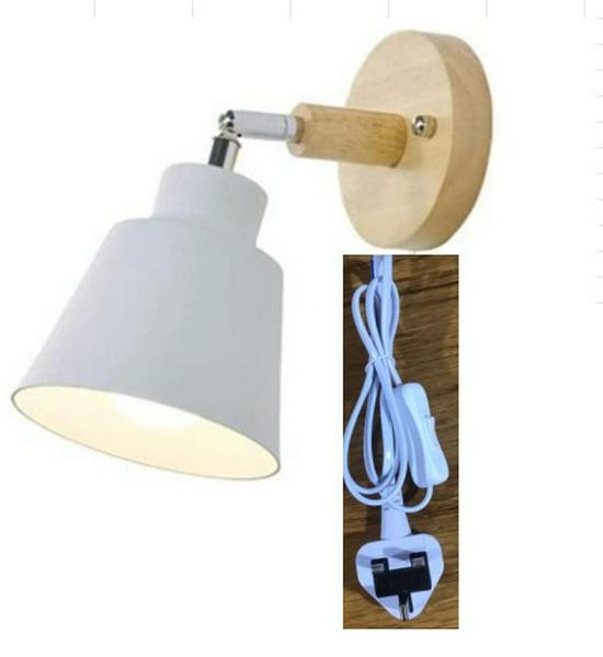 Nordic Creative Solid Wood Wall Lamp for Bedrooms, Hallways, and Children's Rooms
