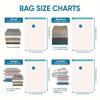 10Pcs Vacuum Package Bags Clothing Storage Bags Compression Bags Quilt Vacuum Storage Bags