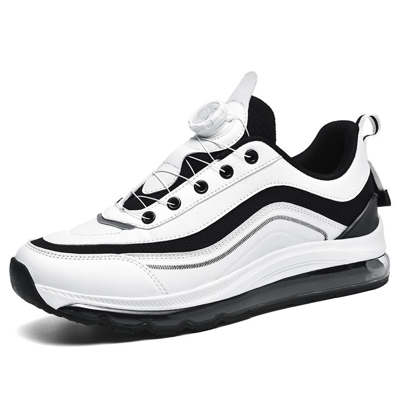 Leather Men's Cushioning Running Shoes for Men Big Size Waterproof Jogging Sports Shoes Non-slip Gym Sneakers Men Walking Shoes