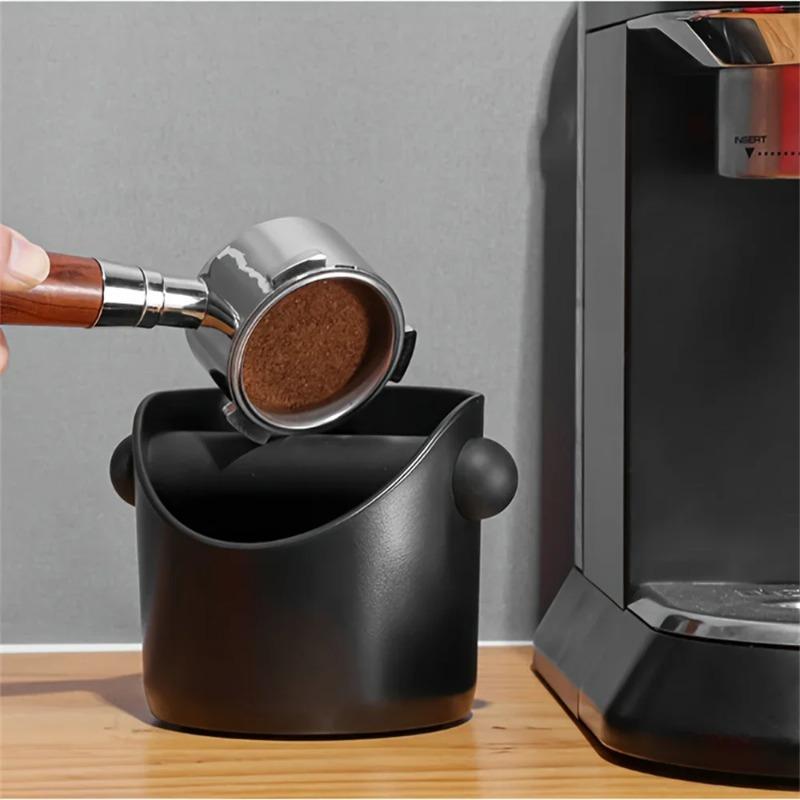 Contenitore per fondi di caffè antiurto Contenitore per fondi di caffè espresso antiscivolo con barra antiurto rimovibile Contenitore per fondi di caffè