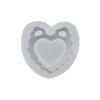 Quicksand Resin Casting Mold,Resin Art Shaker Mold,Crystal Silicone Hollow Mold Epoxy Pendant Mold Resin Keychain Mold