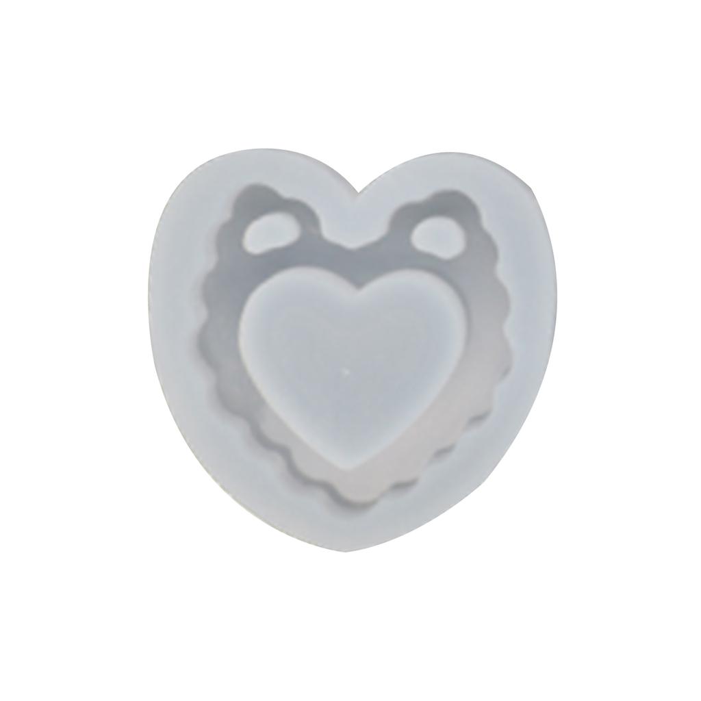 Quicksand Resin Casting Mold,Resin Art Shaker Mold,Crystal Silicone Hollow Mold Epoxy Pendant Mold Resin Keychain Mold