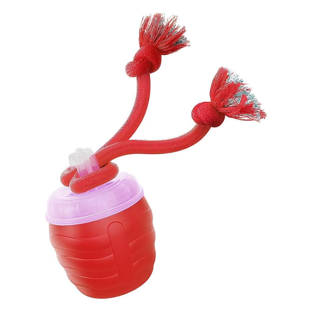 Automatic Electric Rolling Ball with Rope Dog Stimulation Toy 3 Modes Rechargeable Suitable for Small and Medium Breeds