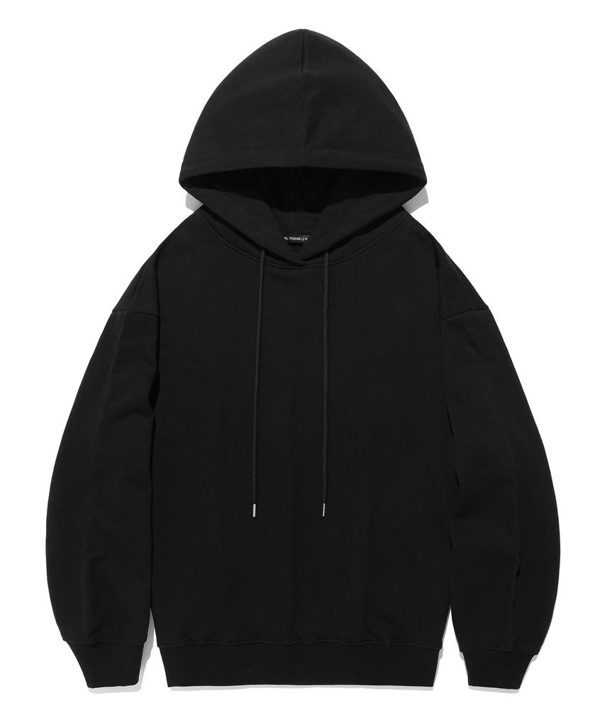 Oversized Logo Hoodie Black