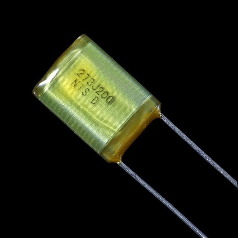 10Pcs Premium Electronic Capacitors 200V 273J with Two Metal Pins for Improved Guitar Sound and Circuit Integration