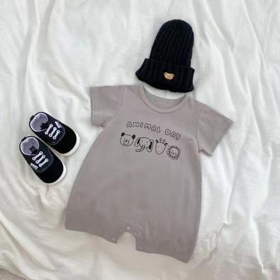 Infant Summer Romper Set - Lightweight, Short Sleeve Pajamas for Baby Boys and Girls