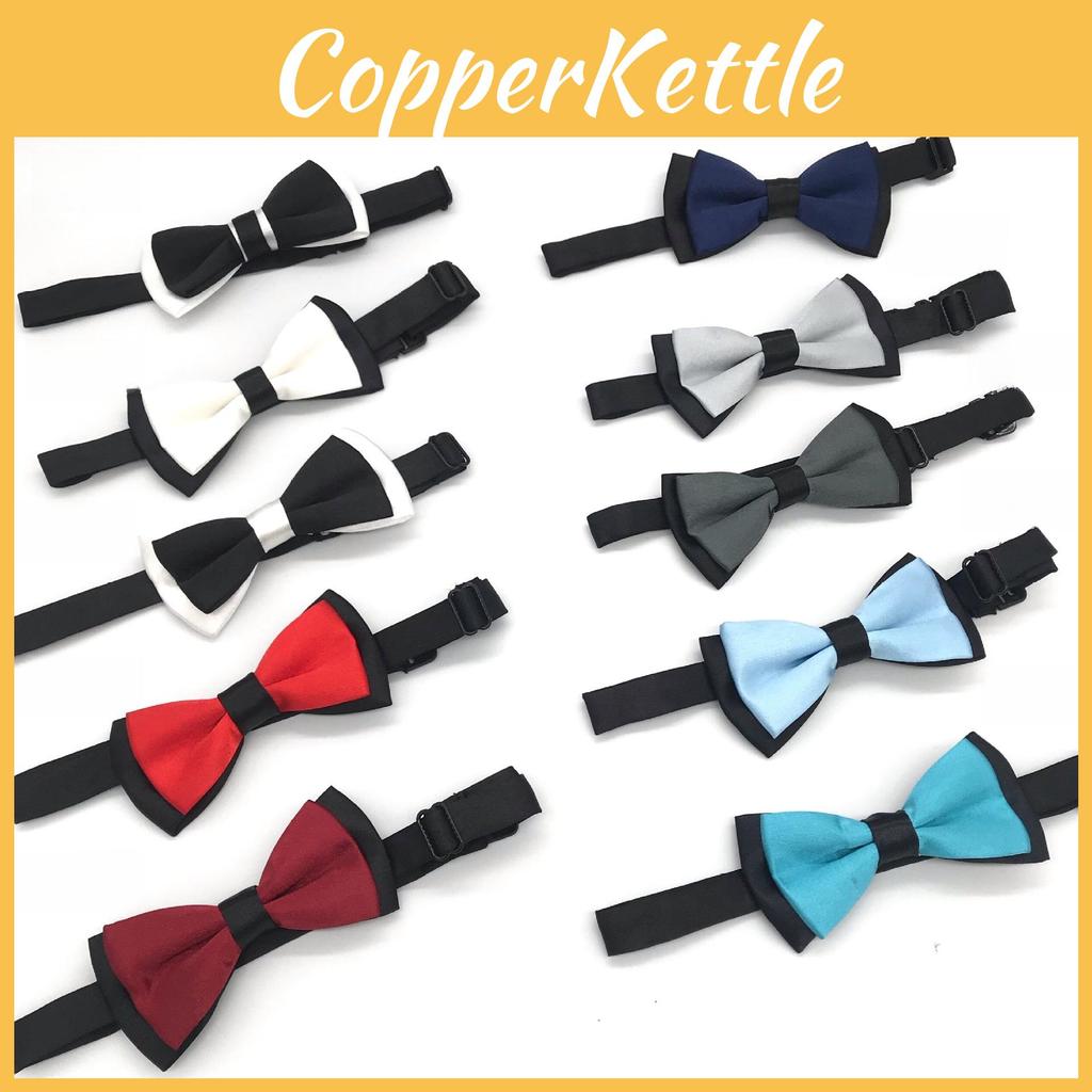 Childrens Fashion Bow Tie With Solid Pattern For Wedding And Performance Use