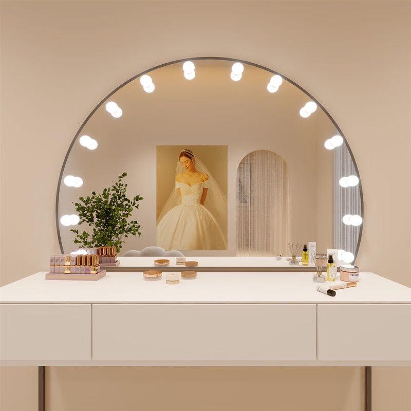 Handon Studio Half-Round Vanity Mirror