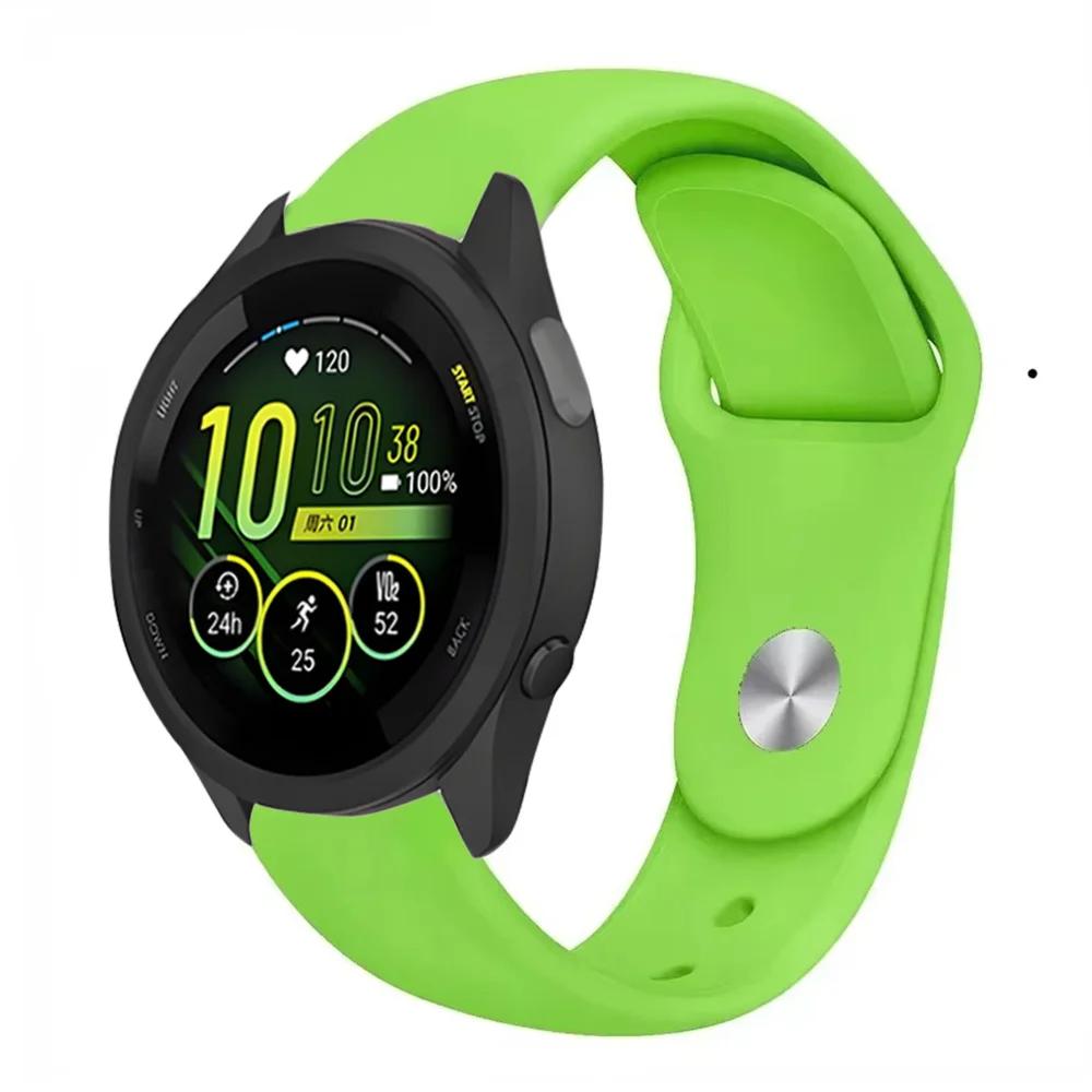 Cinturino in Silicone da 18mm 20mm 22mm Per Garmin Forerunner 55 165 645 965 255/265 245 Music Sportivo Braccialetto Garmin Forerunner 265S Cinturino