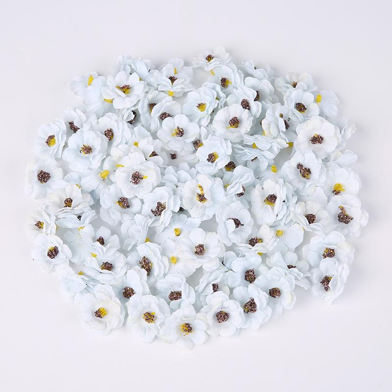 30/50Pcs 3cm Multicolor Mini Daisy Silk Artificial Flower DIY Valentines Day Party Christmas Wedding Decoration Home Decor