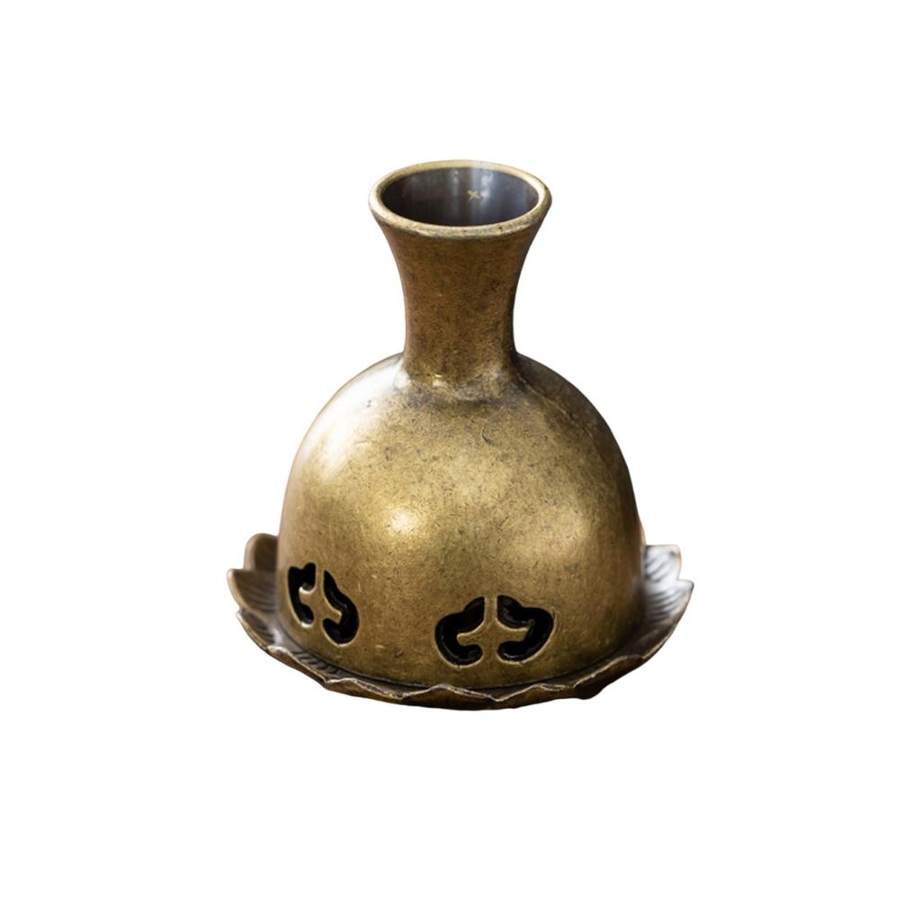 Bruciatore di incenso vintage per bastoncini di incenso, incenso seduto, bruciatore di incenso per la casa per Buddha, diffusore di incenso vintage incenso