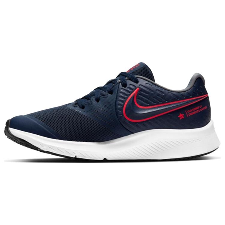 (GS) Nike Star Runner 2 Navy Red Kids AQ3542-405 EU 36
