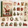 2026 Christmas Advent Calendar Blind Box Figures Holiday Decor Collectible Ornament Set