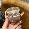 Auricolari Huawei Freeclip2 Custodia Protettiva Decorata a Fiocco Ciondolo con Fibbia a Diamante