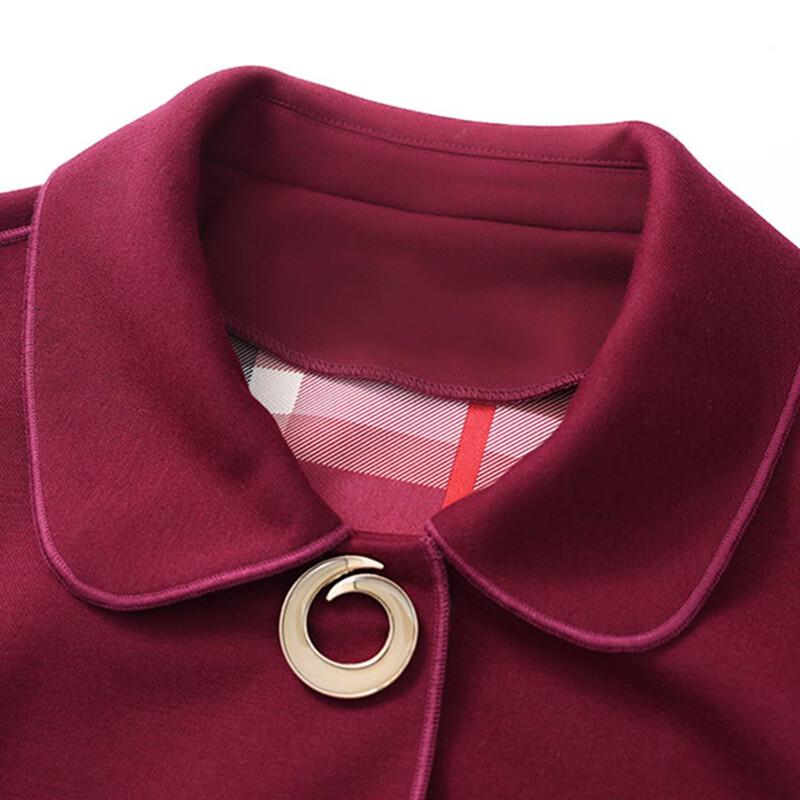 Vergangene Elegante Umlegekragen Damen Herbst/Winter Jacke