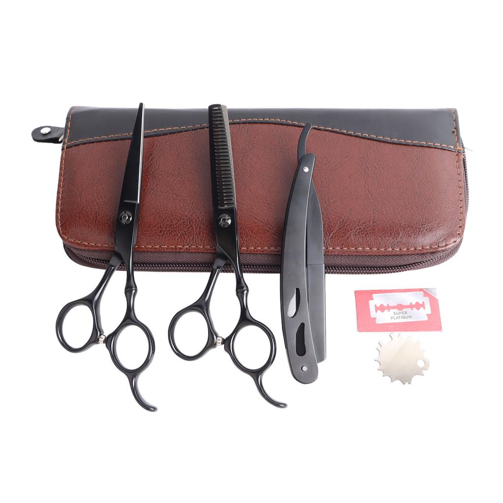 5.5 Inch Hair Cutting Shears Set Professional Multifunctional Stainless Steel Hairdressing Scissor