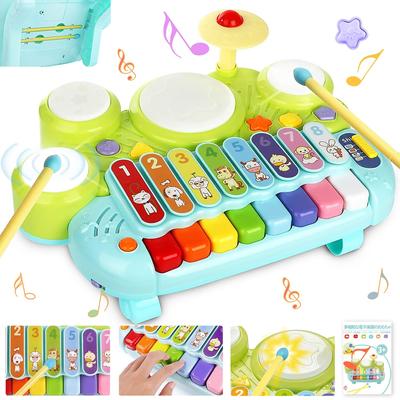 UQTOO Musikinstrument Spielzeug Multifunktionale Instrumentenspielzeuge für Pädagogisches Elektronisches Keyboard Instrumentenspielzeug für Keyboard Musikspielzeug Kinder