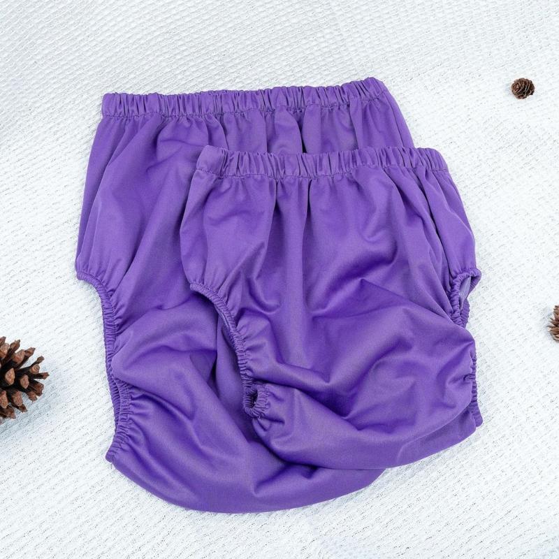 Water Resistant Adult Diaper Cover with Elastic Leg Openings Washable Incontinence Pants for Enhances Leak Protection